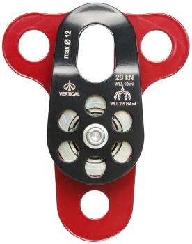 Блок-ролик двойной стальной с подшипником ПРО | Вертикаль