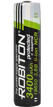 Аккумулятор 18650 Li-Ion 3400 mAh 3.6V с защитойBL1A | Robiton