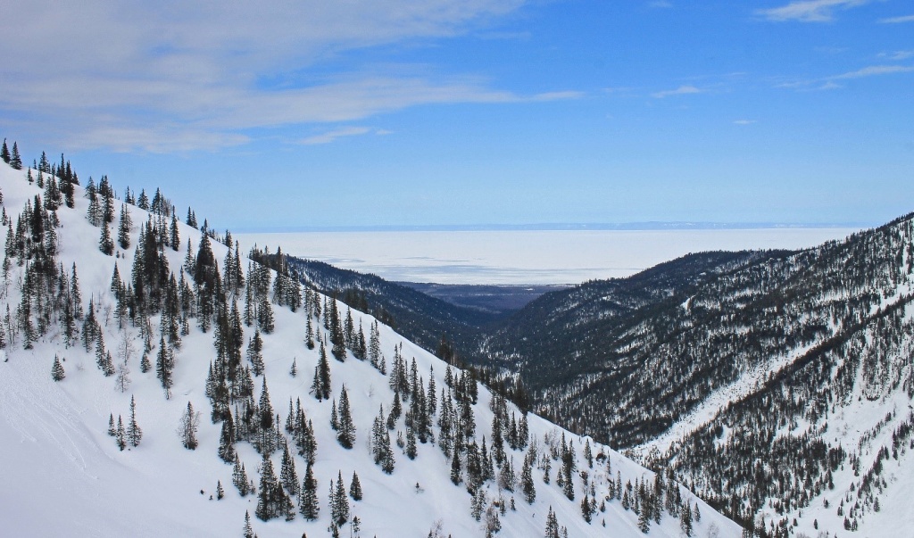 Вид на байкал